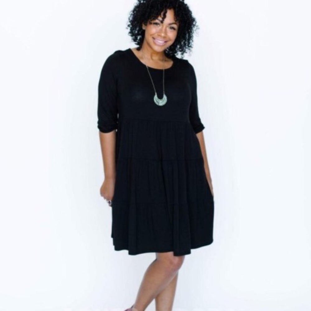 Agnes & Dora Krafft Dress Black Size Medium
